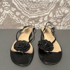 Valentino Garavani leather sandals. Size 39.